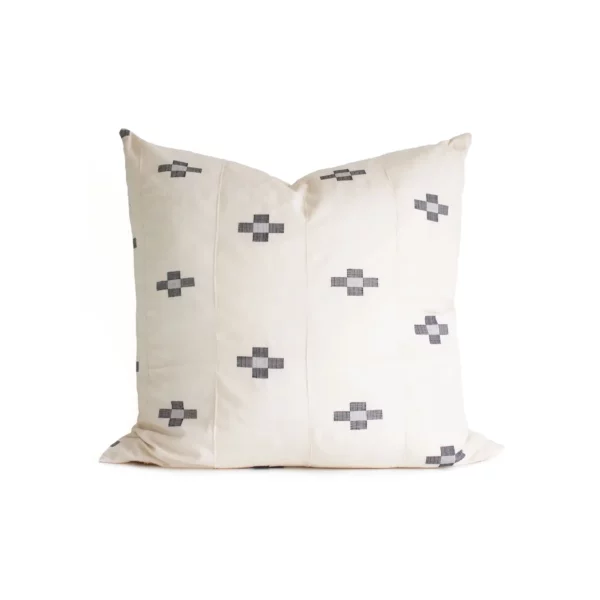 Ivory & Black Pillow Cover - Image 2