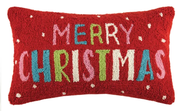 Merry Christmas Hook Pillow - Image 2