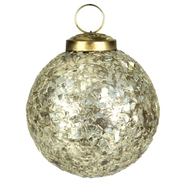 Elsa Glass Flake Ornament - 3”