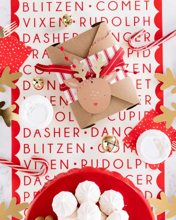 Dear Rudolph Reindeer Oversized Tags - Image 4