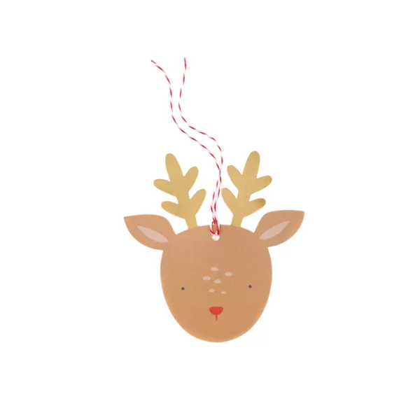 Dear Rudolph Reindeer Oversized Tags - Image 2