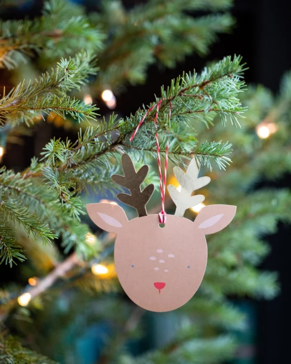 Dear Rudolph Reindeer Oversized Tags - Image 5