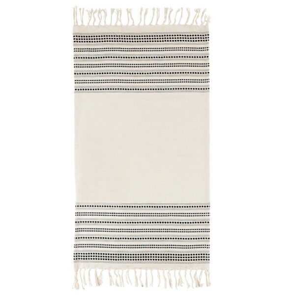 Tea Towels, Natural and Black, Set of 2 - Image 4