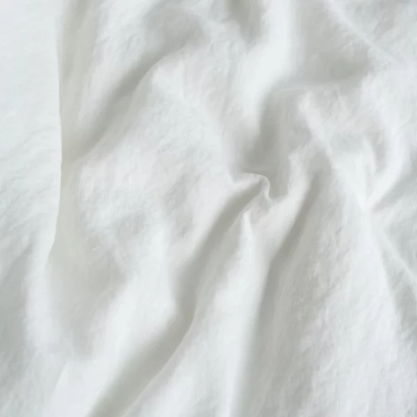 White Linen King Sheet Set - Image 2