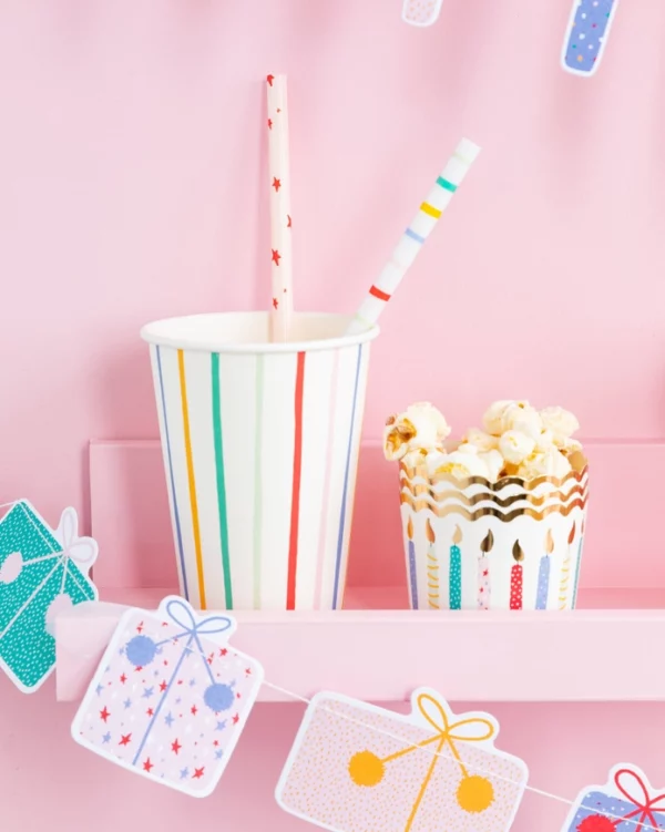 Oui Party Birthday Straws - Image 4