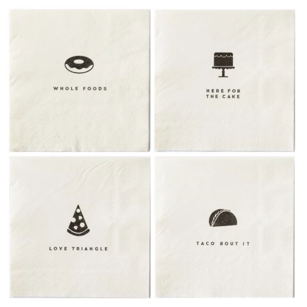 Basic Foodie 5" Napkins