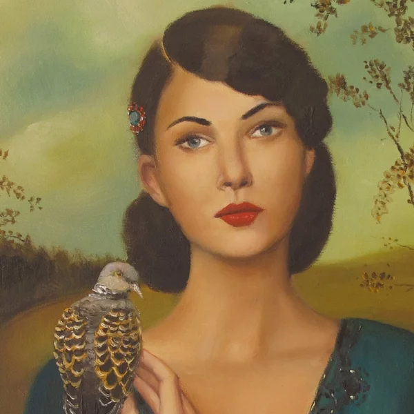 Elspeth and Her Turtledove, Art Print, 11" x 14" - Image 2