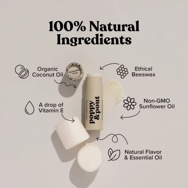 Lip Balm, Marshmallow Creme - Image 3