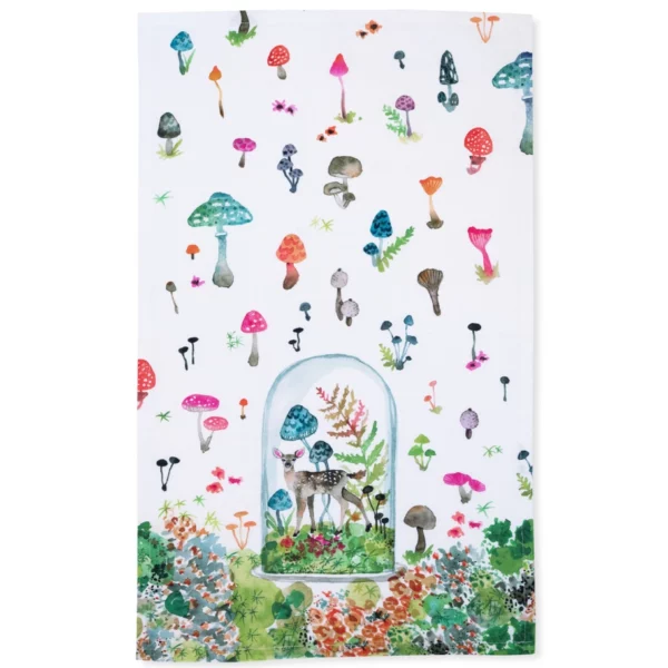 Tea Towel, Fawn Terrarium