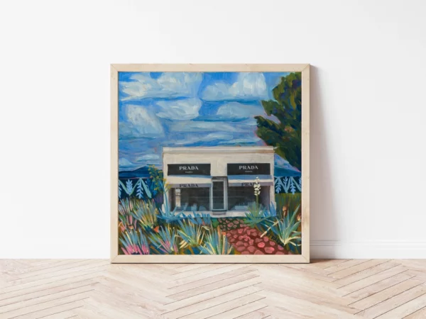 Prada Marfa Print, 10" x 10"