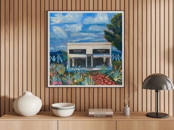 Prada Marfa Print, 10" x 10" - Image 3