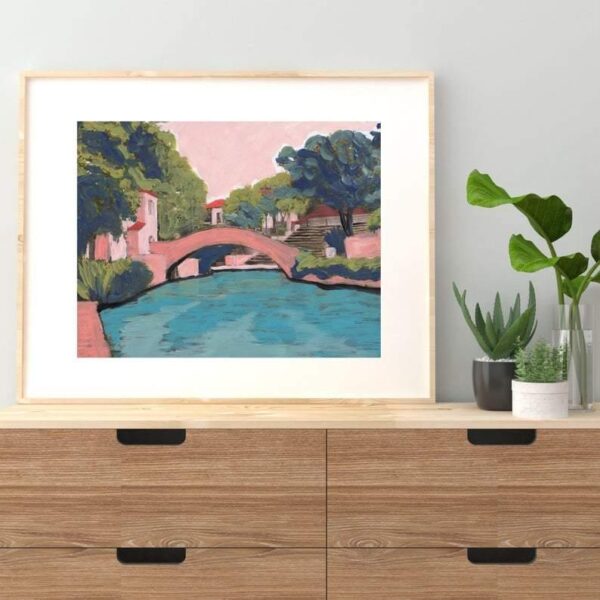 San Antonio Riverwalk Print, 8" x 10" - Image 3