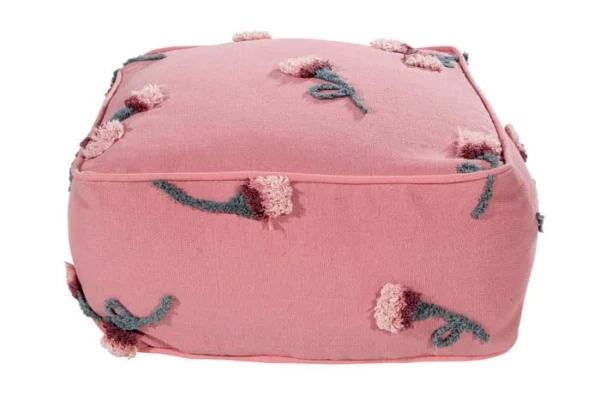 Pouffe English Garden Ash Rose