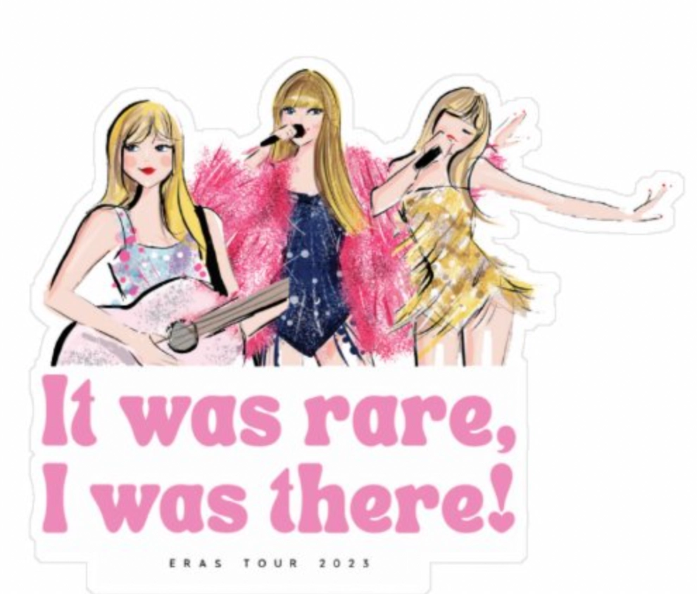 Taylor Swift Eras I Was There Sticker - Honey Mercantile