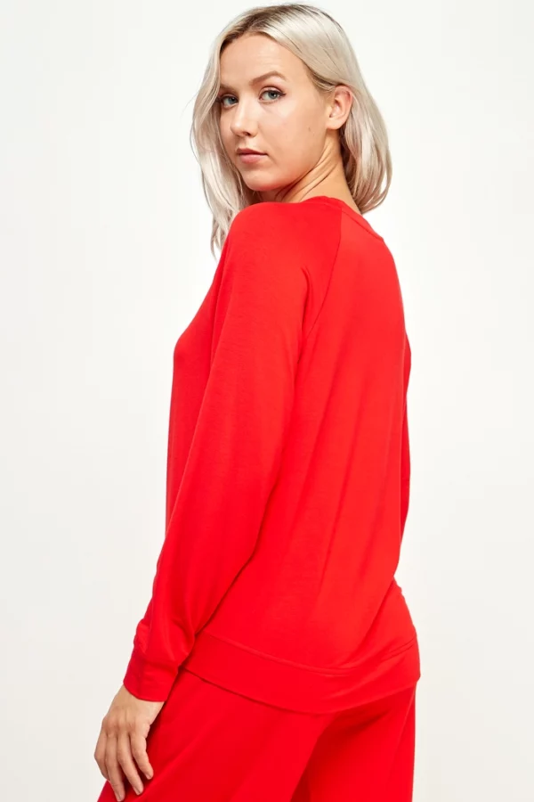 French Terry Round Neck Top - Image 8