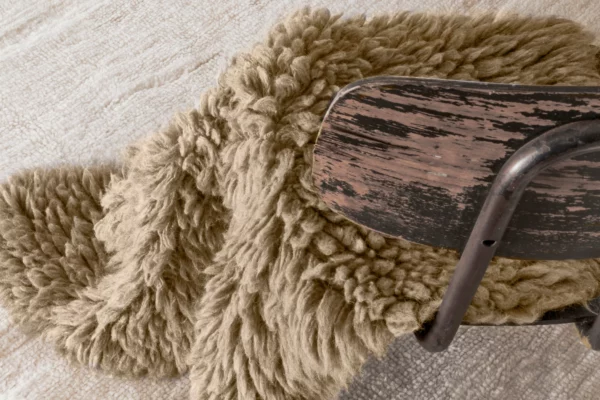 Woolable Rug Woolly - Sheep, Beige - Image 2