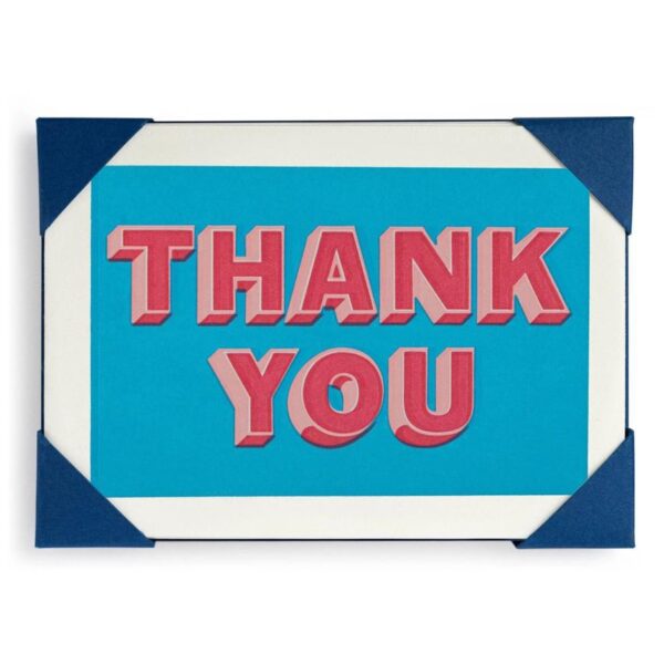 Thank you T Mayo Notelet Cards, 5 Pack