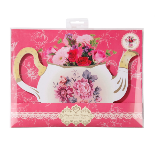 Truly Scrumptious Cardboard Teapot Flower Vase: A Whimsical Centerpiece - Image 2