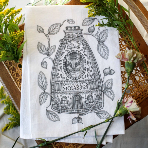 Dormouse Molasses Tea Towel