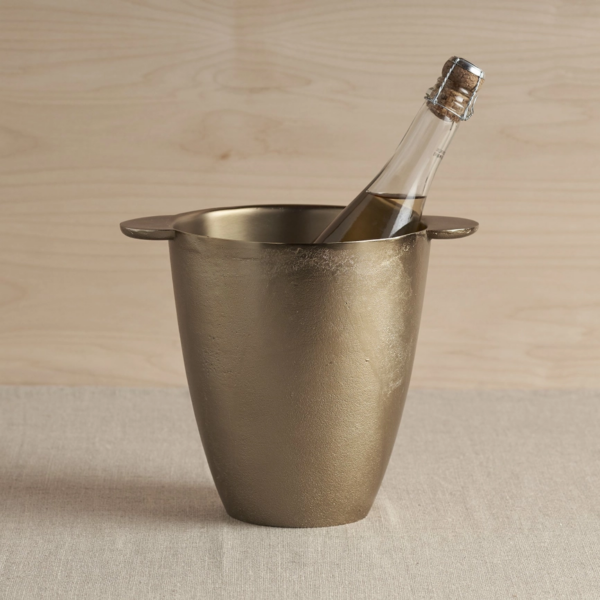 Chill in Style: Antique Brass Wine Chiller