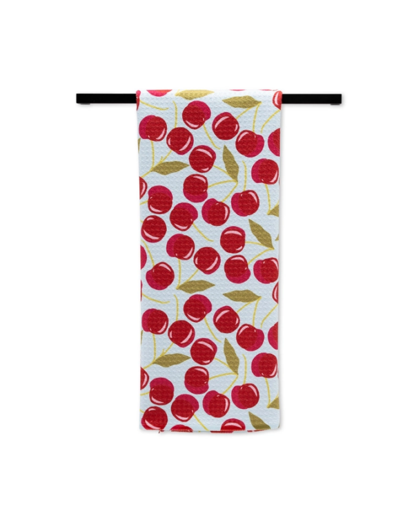 Sweet Cherry Tea Towel: Sustainable Style Meets Kitchen Performance - Image 2