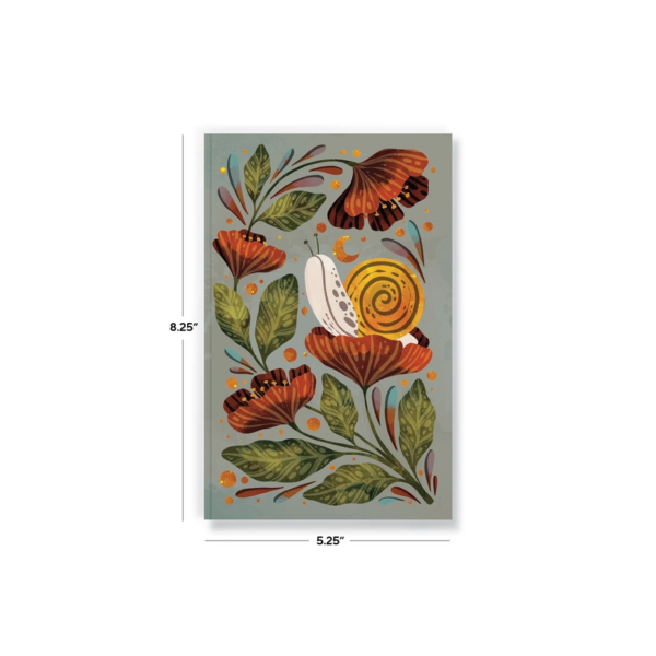 Seek Slow Wonder: Moonlight Snail Classic Layflat Notebook - Image 3