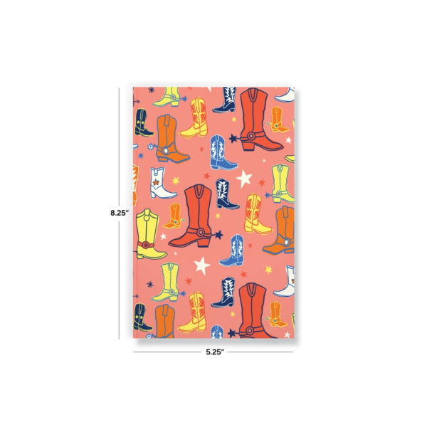 Colorful Boots: Step into Inspiration with a Layflat Journal (Small) - Image 3