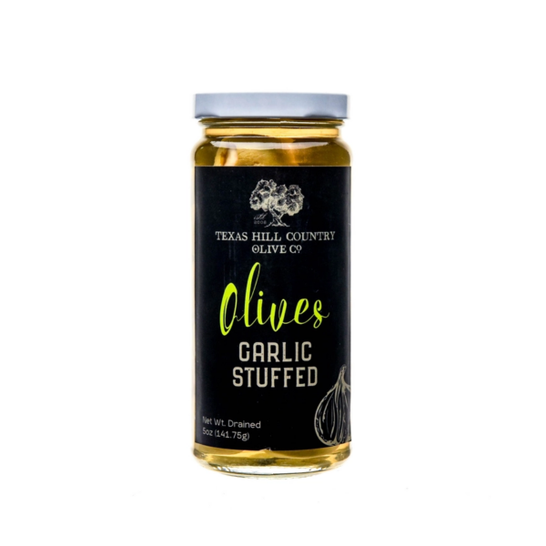 Hand-Stuffed Garlic Olives