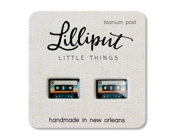 Retro Cassette Earrings