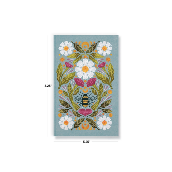 Savor Every Note: Honeybee Tea Classic Layflat Journal Notebook - Image 3