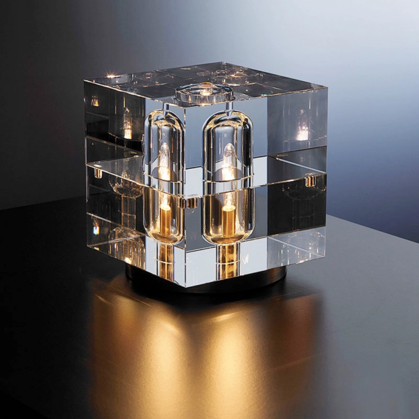 Illuminate Your Space with Sophistication: Lucent Crystal LED Desk Lamp - Image 4