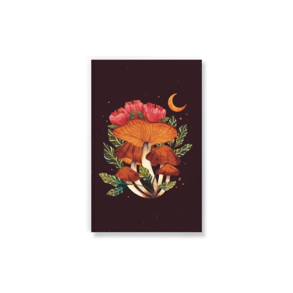 Unveiling the Mysteries: Midnight Mushroom Layflat Journal Notebook