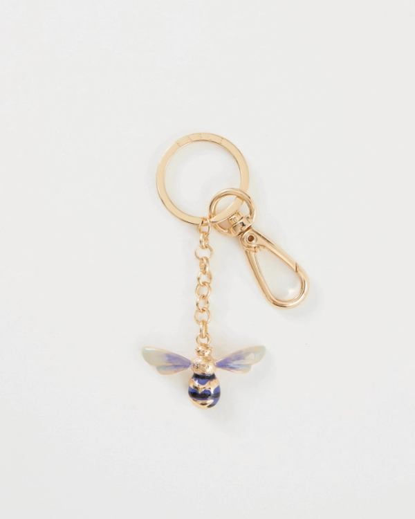 Fable Hand-Painted Bee Keyring: A Touch of Whimsy for Your Keys