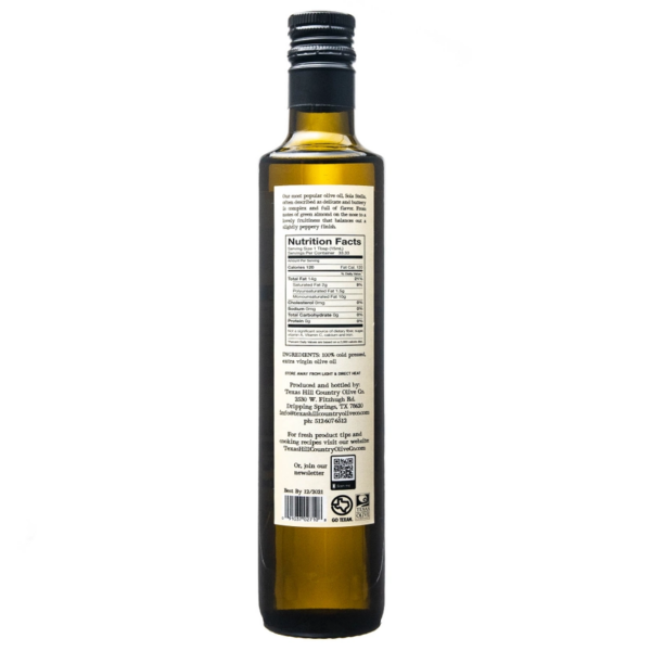 Texas Hill Country Olive Co. Sola Stella Extra Virgin Olive Oil (500ml) - Image 2