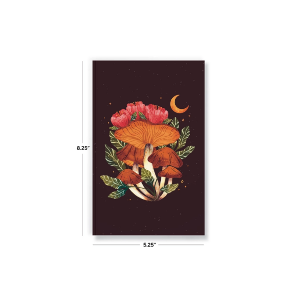 Unveiling the Mysteries: Midnight Mushroom Layflat Journal Notebook - Image 3