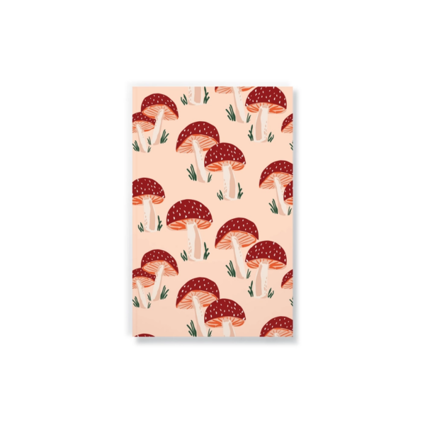 Blushing Blooms: Capture Your Dreams in the Peach Mushrooms Classic Layflat Journal Notebook