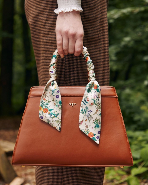 Pumpkin Tan Tote Purse - Image 2