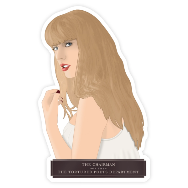 Taylor Swift: The Tortured Poets Department Chair Sticker - Show Your Swiftie Pride