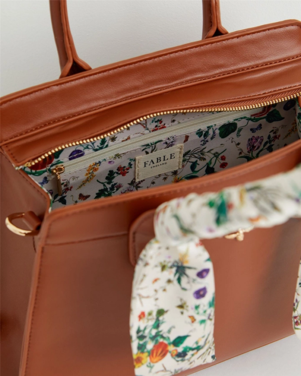 Pumpkin Tan Tote Purse - Image 3