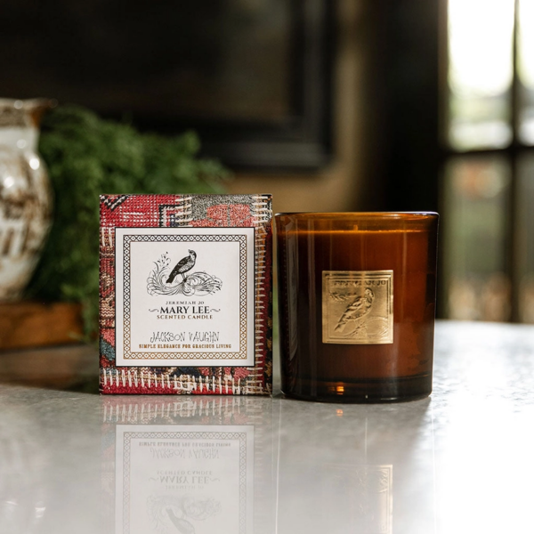 Mary Lee Candle (Jeremiah Jo Collection) - Ruby Red Grapefruit, Red Currant, Wild Blackberry