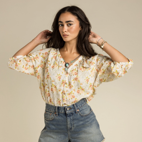 Embrace Country Charm with the Juliette Floral Blouse