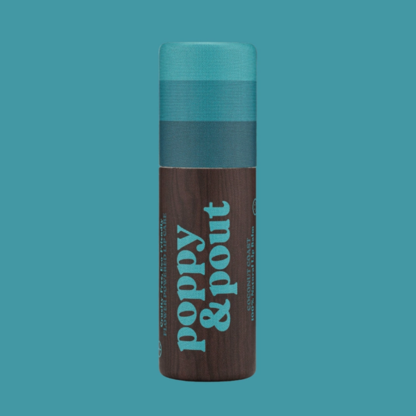 Escape to Paradise with Poppy & Pout's Retro Surf Coconut Coast Lip Balm! - Image 2