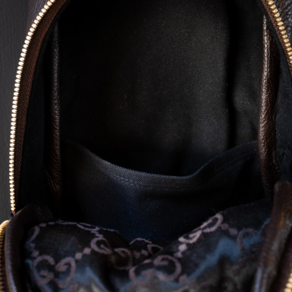 Sustainable Sophistication on the Go: Reclaimed Dust Bag Sling Bag - Image 2