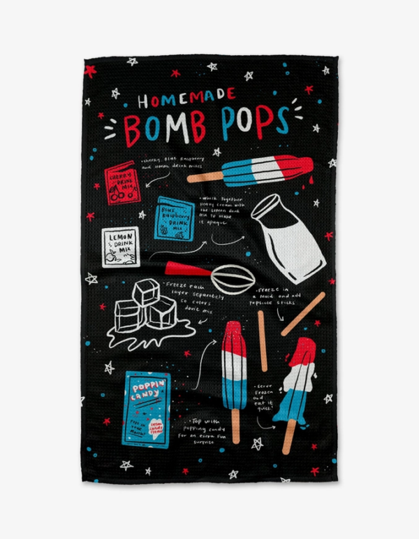 Bring Back Summer Vibes with the Popsicles Tea Towel!