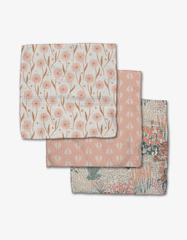 Bloom Where You're Planted: Garden Bloom Dishcloth Set