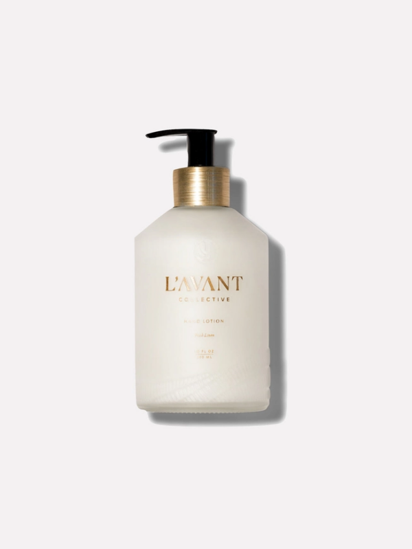 L'AVANT Fresh Linen Hand Lotion (Glass Bottle) | Luxurious, Hydrating Lotion for Dry Hands