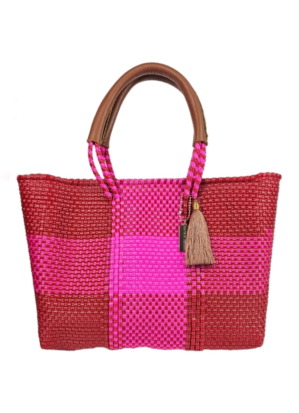 Mini Hannah Tote Bag - Rose: Sustainable Luxury Handcrafted Just for You