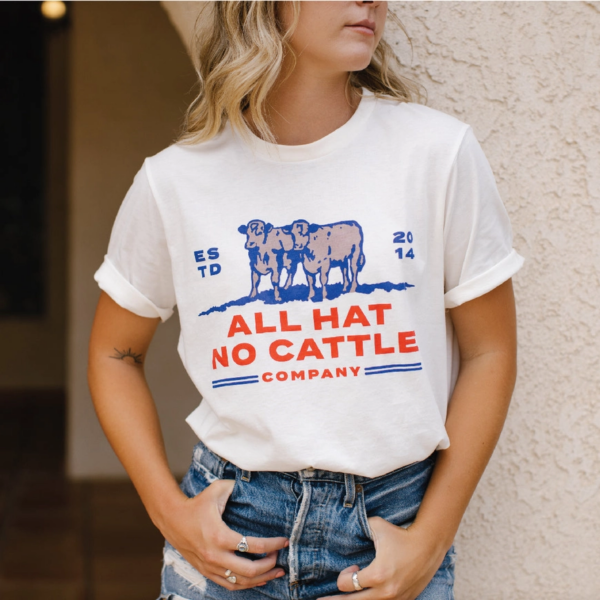 All Hat, No Cattle: City Slicker Style with a Western Soul (Unisex T-Shirt) - Image 4