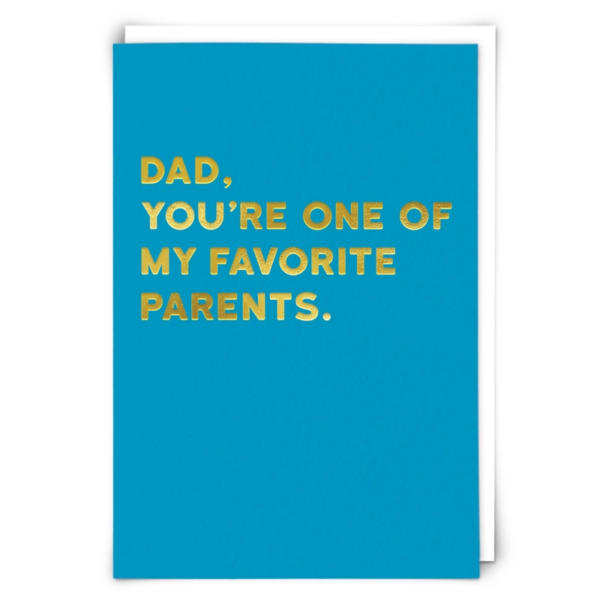 Cloud Nine Dad Favorite Greetings Card (4.72" x 6.69") | Award-Winning, Blank for Personal Message