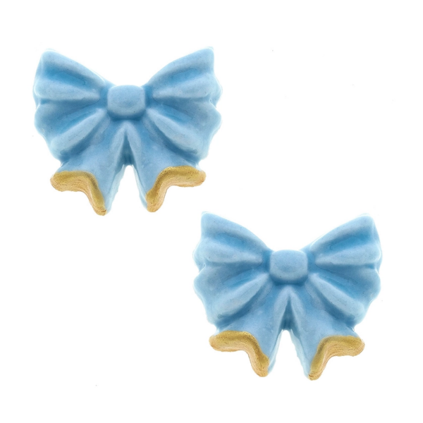 Sweet Details: Lucy Porcelain Bow Stud Earrings